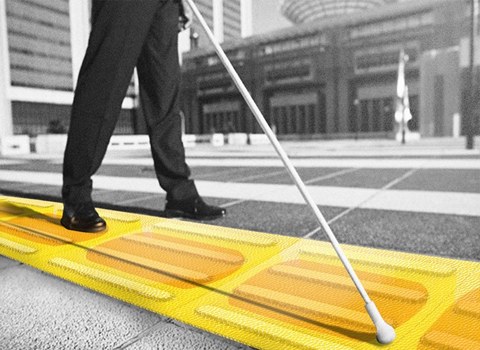 خرید و قیمت موزاییک نابینایان خط دار + فروش عمده و به صرفه